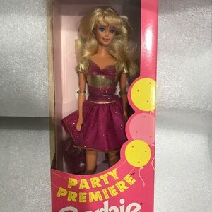 Barbie Party Premiere Doll - Pink and Gold
